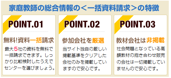 一括資料請求のポイント